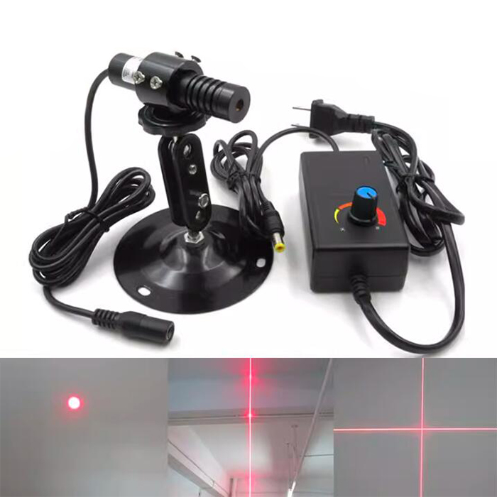 640nm 500mW Ultra Bright Red Laser Diode Module Dot/Line/Crosshair Focus Adjustable Φ16*70mm
